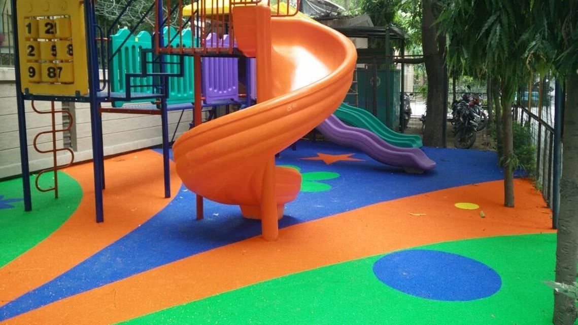 EPDM Rubber flooring for play areas