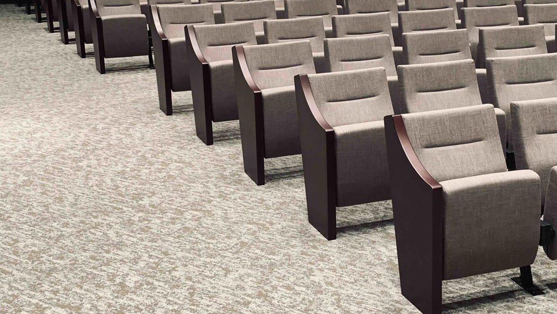 Broadloom carpets for Church