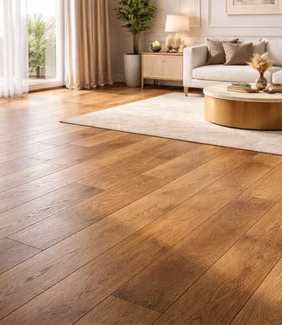 Engineered wooden flooring