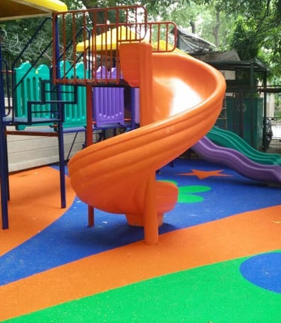 EPDM Rubber flooring for play areas